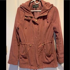 Blush Pink Jason Maxwell hooded utility jacket